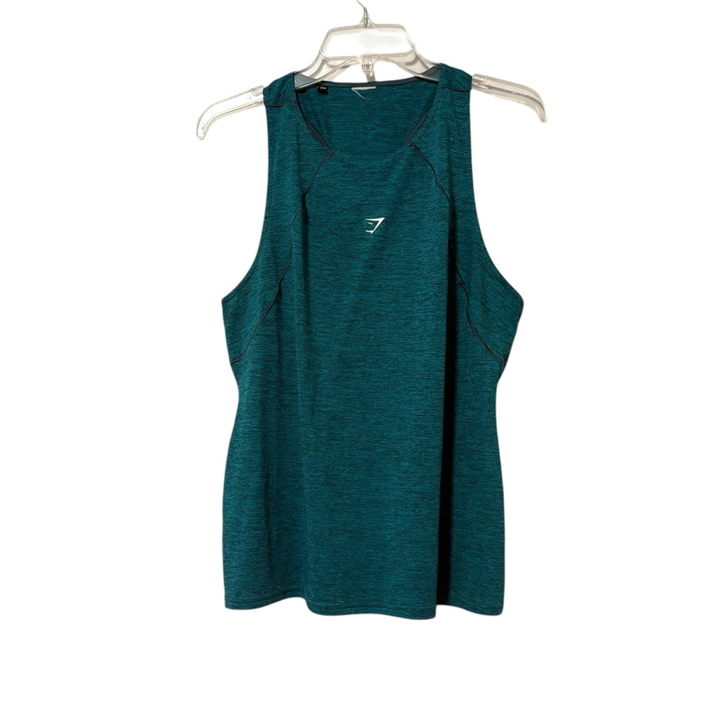 Gymshark Women’s Teal Running Tank Top Athletic Gym Sporty Yoga Active Sporty